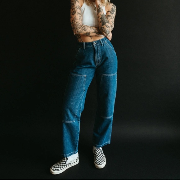 High Rise Blue Jeans - Picture 2 of 12